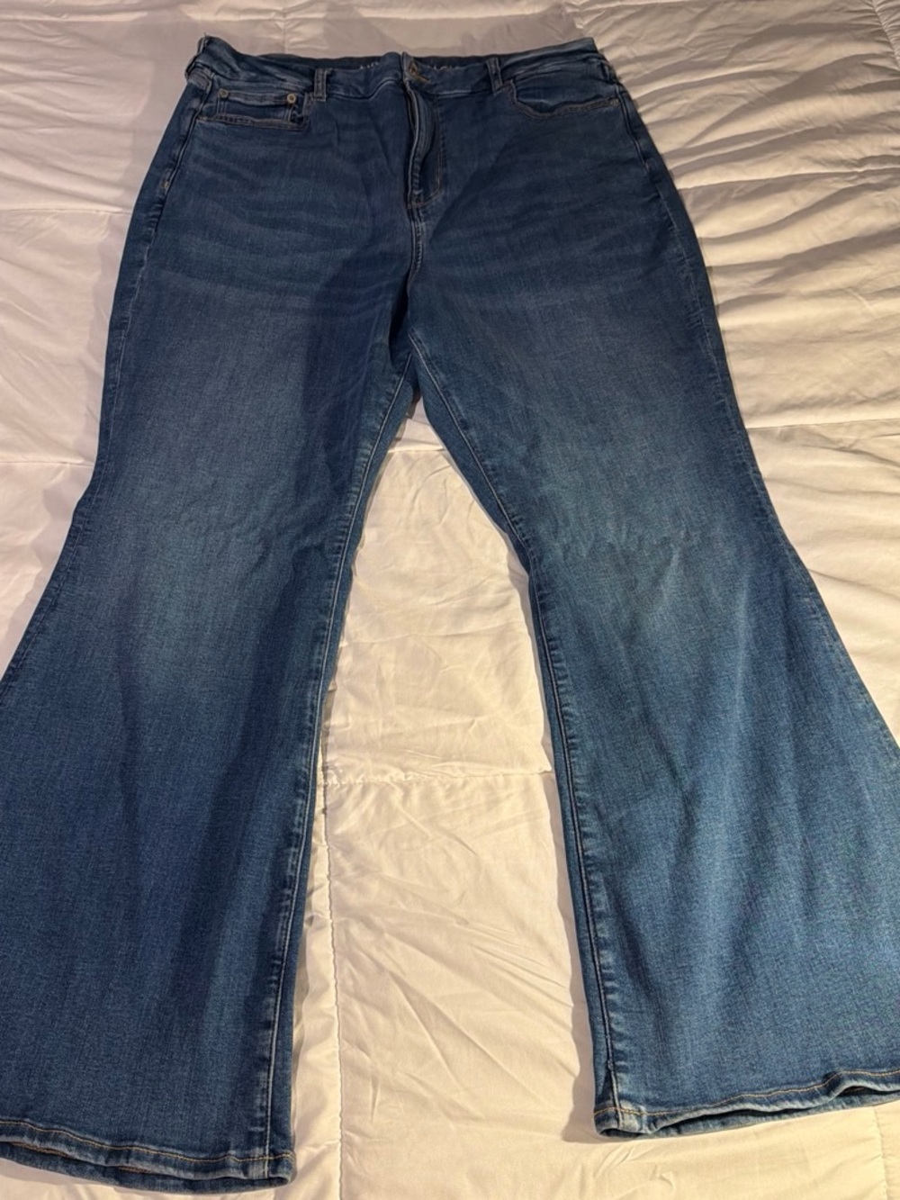 American Eagle Outfitters Dark Blue Flare Jeans